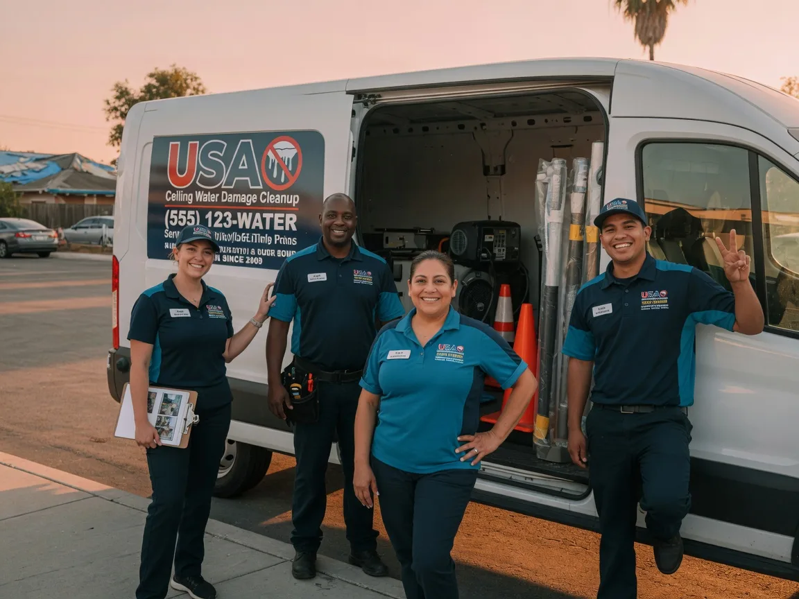 Ceiling Water Damage Restoration company in Moxahala, OH